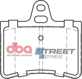 DBA Australia DB2017SS - Bremžu uzliku kompl., Disku bremzes www.autospares.lv