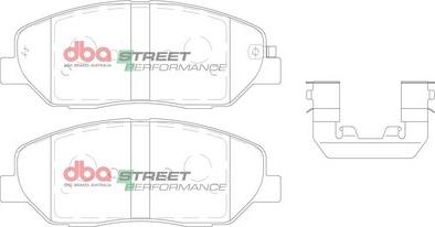 DBA Australia DB2034SP - Augstas veiktspējas bremžu uzliku komplekts autospares.lv