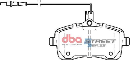 DBA Australia DB2025SS - Bremžu uzliku kompl., Disku bremzes www.autospares.lv