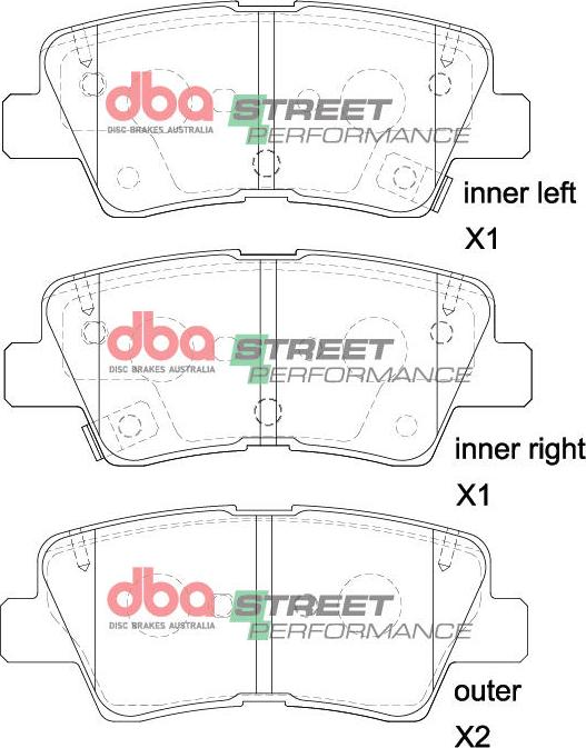 DBA Australia DB2076SP - Bremžu uzliku kompl., Disku bremzes www.autospares.lv