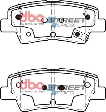 DBA Australia DB2076SS - Bremžu uzliku kompl., Disku bremzes www.autospares.lv