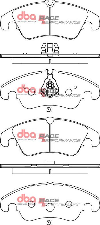 DBA Australia DB2186RP - Bremžu uzliku kompl., Disku bremzes www.autospares.lv