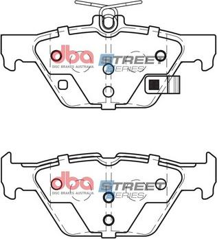 DBA Australia DB2398SS - Bremžu uzliku kompl., Disku bremzes www.autospares.lv