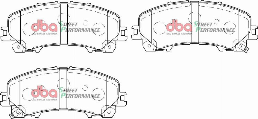 DBA Australia DB2341SP - Bremžu uzliku kompl., Disku bremzes www.autospares.lv