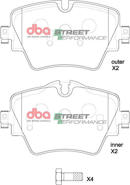 DBA Australia DB2377SP - Bremžu uzliku kompl., Disku bremzes www.autospares.lv