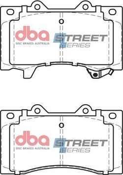 DBA Australia DB2242SS - Bremžu uzliku kompl., Disku bremzes www.autospares.lv