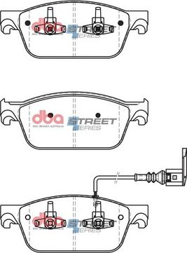 DBA Australia DB2200SS - Bremžu uzliku kompl., Disku bremzes www.autospares.lv