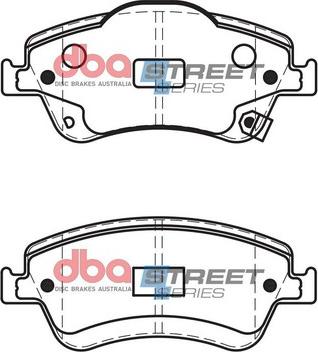 DBA Australia DB2230SS - Bremžu uzliku kompl., Disku bremzes www.autospares.lv