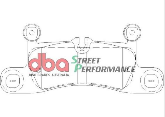 DBA Australia DB2229SP - Augstas veiktspējas bremžu uzliku komplekts www.autospares.lv