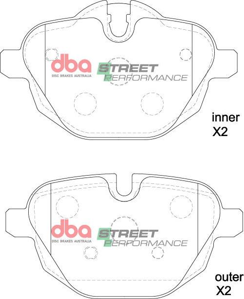 DBA Australia DB2225SP - Bremžu uzliku kompl., Disku bremzes www.autospares.lv