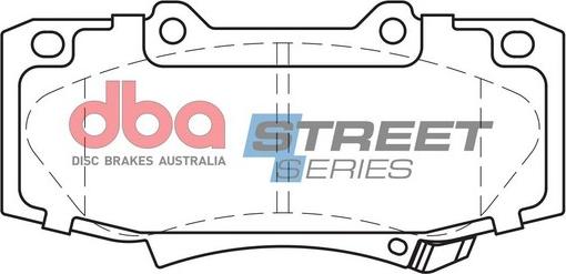 DBA Australia DB2221SS - Bremžu uzliku kompl., Disku bremzes www.autospares.lv