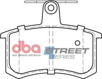 DBA Australia DB222SS - Bremžu uzliku kompl., Disku bremzes www.autospares.lv