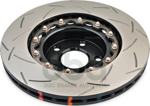 DBA Australia DBA5010BLKS - Augstas veiktspējas bremžu disks www.autospares.lv