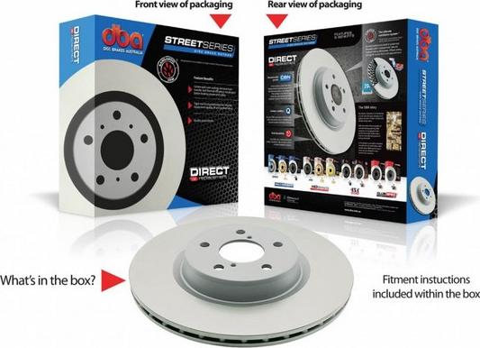 DBA Australia DBA42270S - Augstas veiktspējas bremžu disks www.autospares.lv