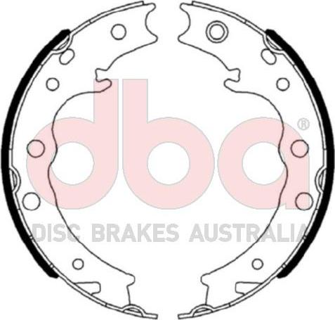 DBA Australia DBAS2033 - Bremžu loku kompl., Stāvbremze www.autospares.lv