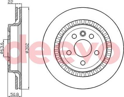 DEEVO BD24320 - Bremžu diski www.autospares.lv