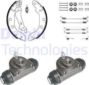 Delphi KP964 - Brake Shoe Set www.autospares.lv