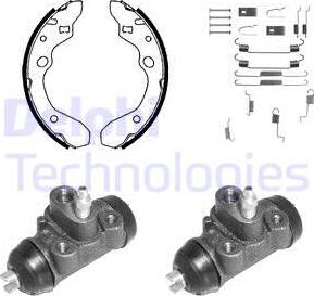 Delphi 933 - Bremžu loku komplekts www.autospares.lv