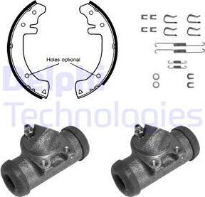 Delphi 613 - Bremžu loku komplekts www.autospares.lv