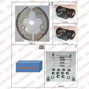 Delphi 617 - Brake Shoe Set www.autospares.lv