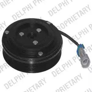 Delphi 0165005/0 - Elektromagnētiskais sajūgs, Gaisa kond. kompresors www.autospares.lv