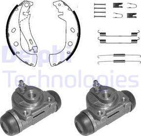 Delphi 1056 - Bremžu loku komplekts autospares.lv