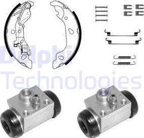 Delphi 1069 - Bremžu loku komplekts www.autospares.lv