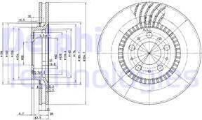 Delphi BG9514C - Bremžu diski www.autospares.lv