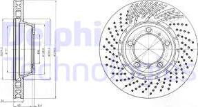 Delphi BG9095 - Bremžu diski www.autospares.lv