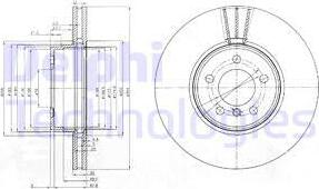 Delphi BG9008 - Bremžu diski www.autospares.lv