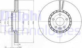 Delphi BG9085 - Bremžu diski www.autospares.lv