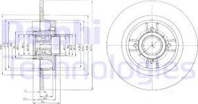 Delphi BG9029RSC - Bremžu diski www.autospares.lv