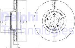 Delphi BG9079C - Bremžu diski www.autospares.lv