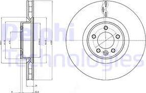 Delphi BG9079 - Bremžu diski www.autospares.lv