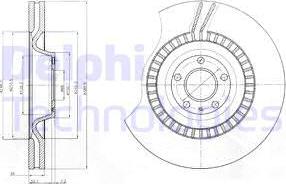 Delphi BG9070C - Brake Disc www.autospares.lv