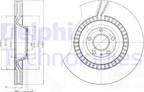 Delphi BG9070 - Brake Disc www.autospares.lv