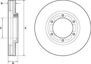 Delphi BG9154 - Bremžu diski www.autospares.lv