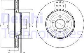 Delphi BG9110C - Bremžu diski www.autospares.lv