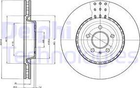 Delphi BG9110 - Bremžu diski www.autospares.lv