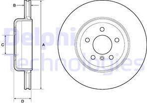 Delphi BG9130C-18B1 - Bremžu diski www.autospares.lv