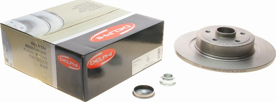 Delphi BG9133RS - Bremžu diski www.autospares.lv