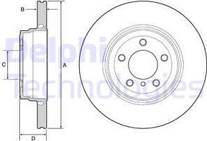 Delphi BG9120C - Bremžu diski www.autospares.lv