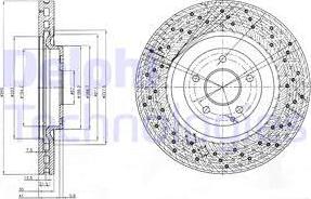 Delphi BG9876 - Bremžu diski www.autospares.lv