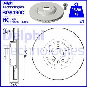 Delphi BG9390C - Bremžu diski www.autospares.lv