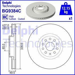 Delphi BG9384C - Bremžu diski www.autospares.lv