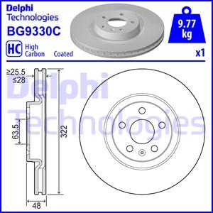 Delphi BG9330C - Bremžu diski www.autospares.lv