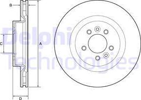 Delphi BG9204C - Bremžu diski www.autospares.lv