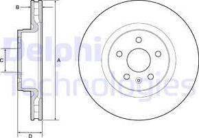 Delphi BG9220C - Bremžu diski www.autospares.lv