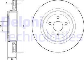 Delphi BG9221C - Bremžu diski www.autospares.lv