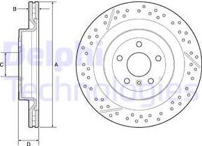 Delphi BG9223C - Bremžu diski www.autospares.lv